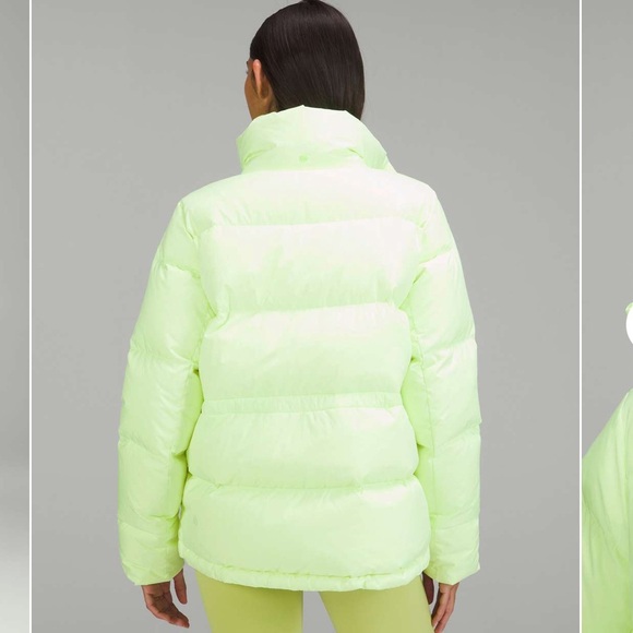 Lululemon Wunder Puff Down Jacket in Faded Zap Size 2 - Picture 2 of 14